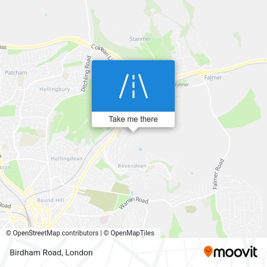 Birdham Road map