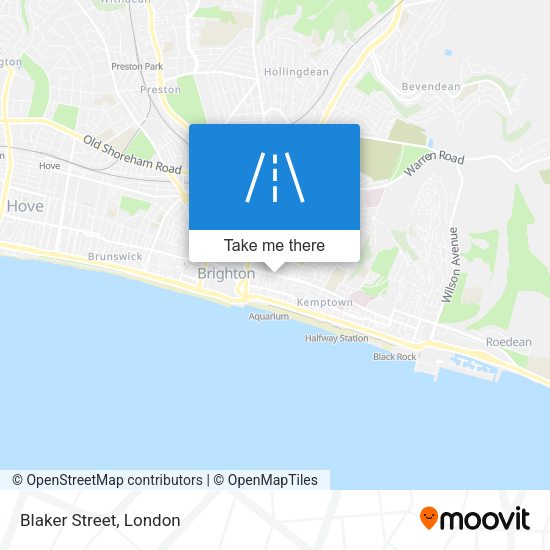 Blaker Street map