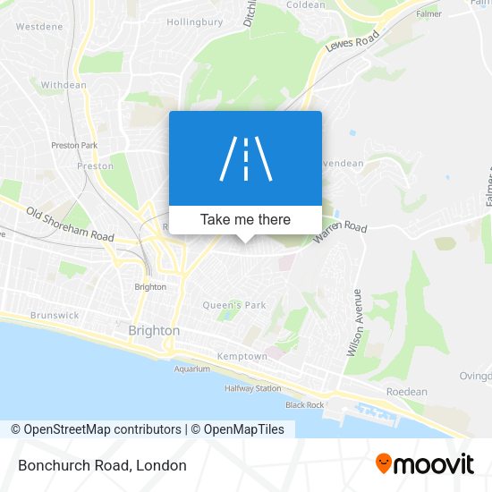 Bonchurch Road map