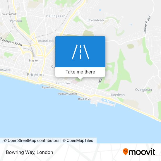 Bowring Way map