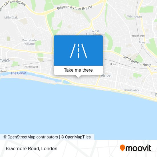 Braemore Road map