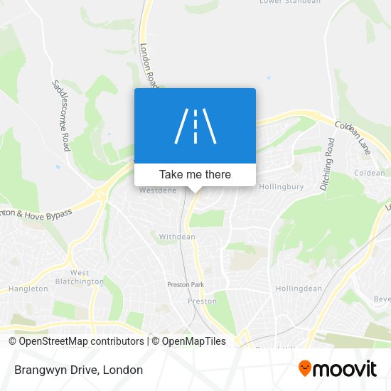 Brangwyn Drive map