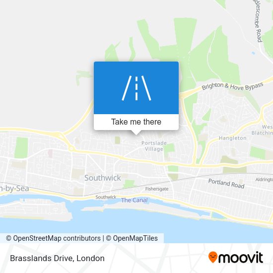 Brasslands Drive map