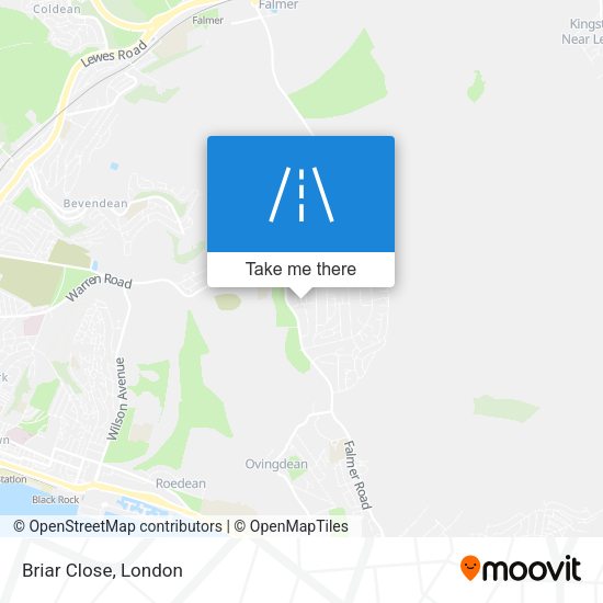 Briar Close map
