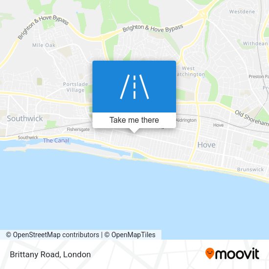 Brittany Road map