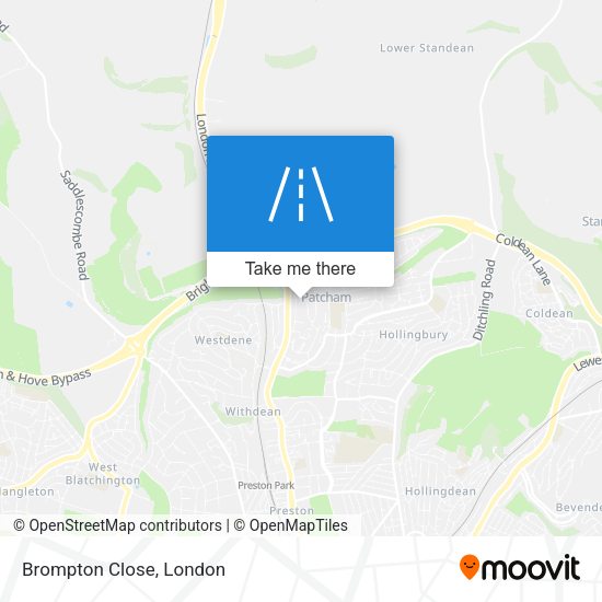 Brompton Close map