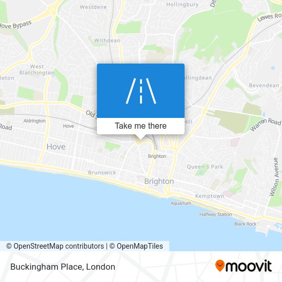 Buckingham Place map