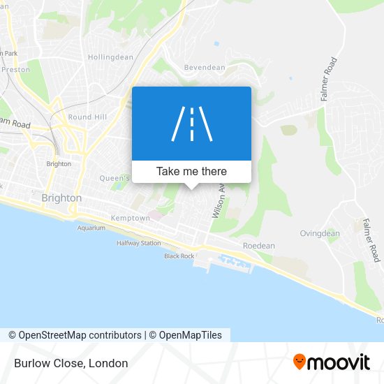 Burlow Close map