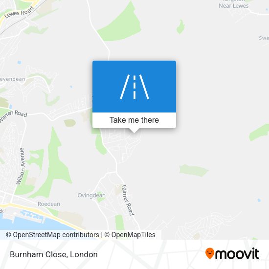 Burnham Close map