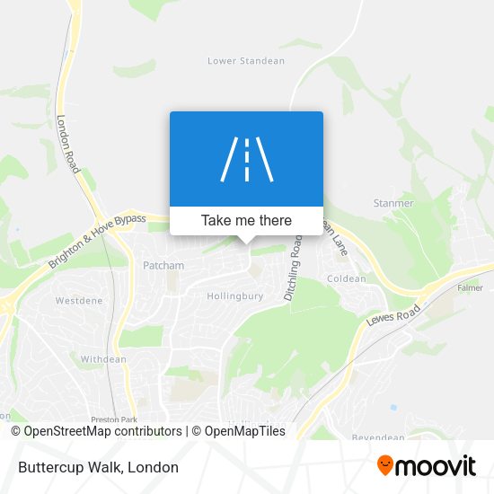 Buttercup Walk map