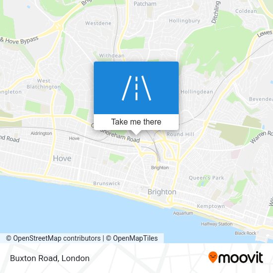 Buxton Road map