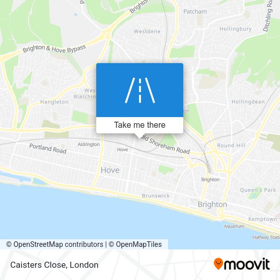 Caisters Close map