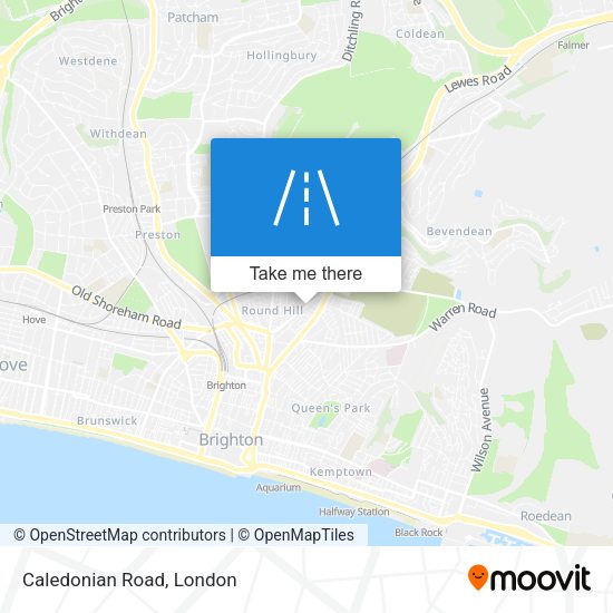 Caledonian Road map