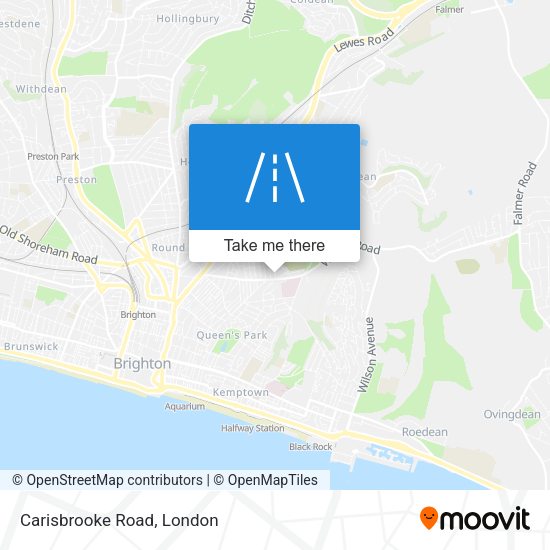 Carisbrooke Road map