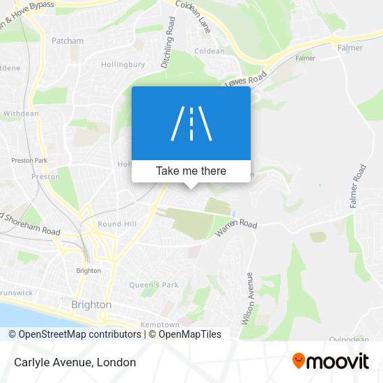 Carlyle Avenue map
