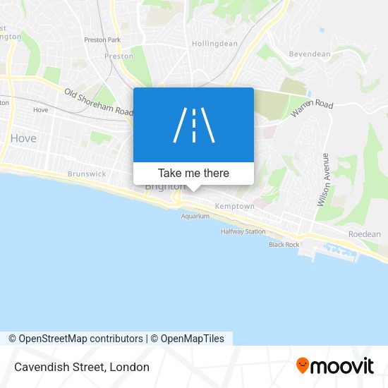 Cavendish Street map
