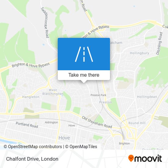 Chalfont Drive map