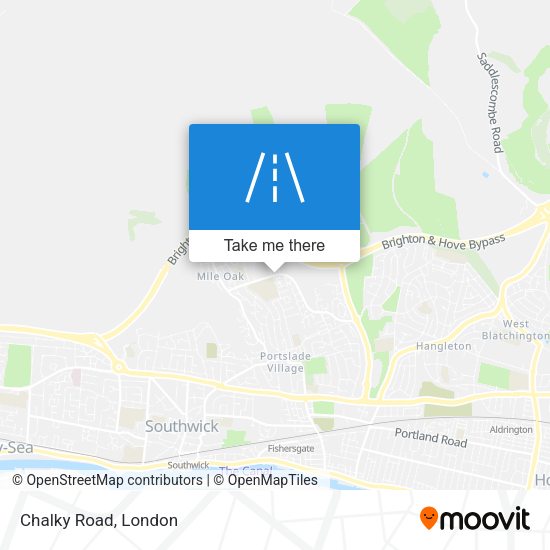 Chalky Road map