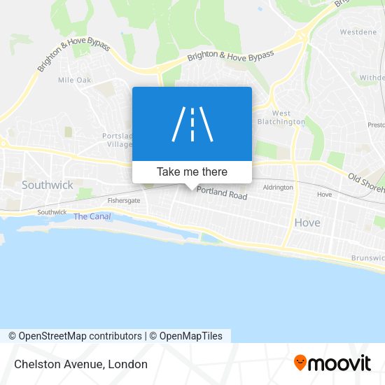 Chelston Avenue map