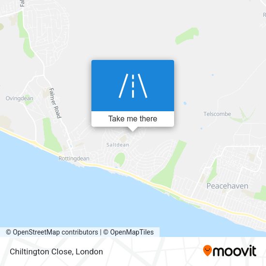 Chiltington Close map