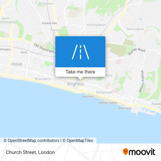 Church Street map