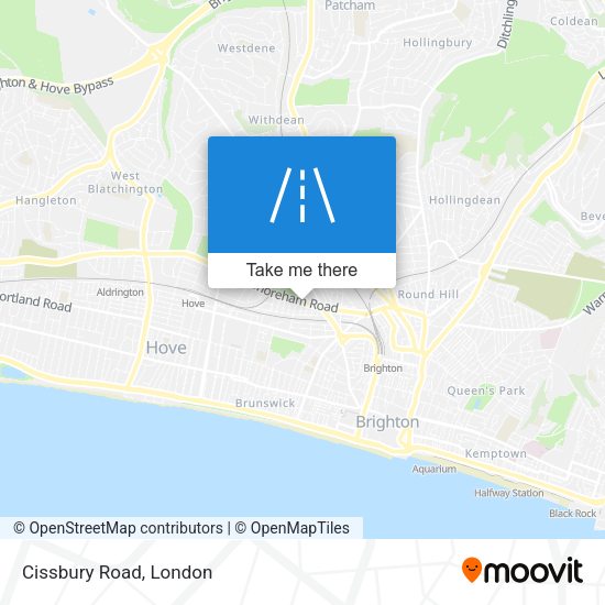 Cissbury Road map