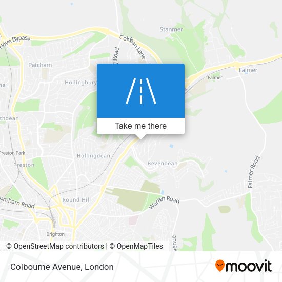 Colbourne Avenue map