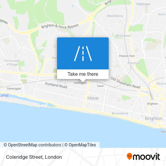 Coleridge Street map