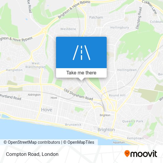 Compton Road map