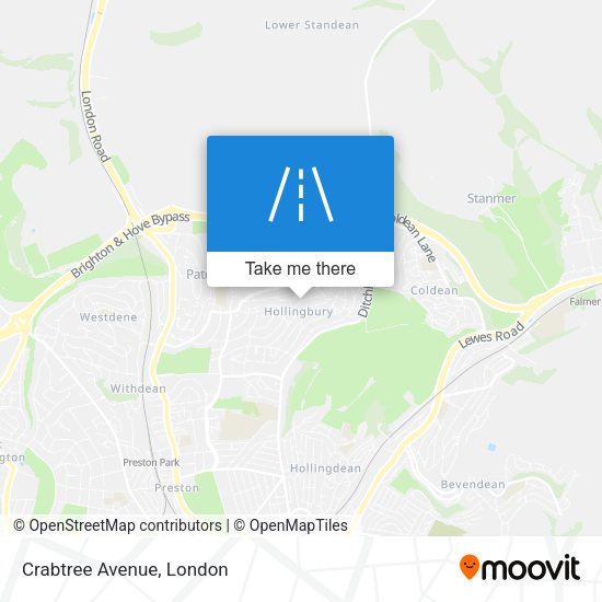 Crabtree Avenue map