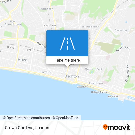 Crown Gardens map