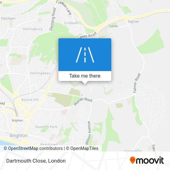 Dartmouth Close map