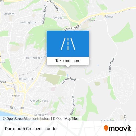 Dartmouth Crescent map