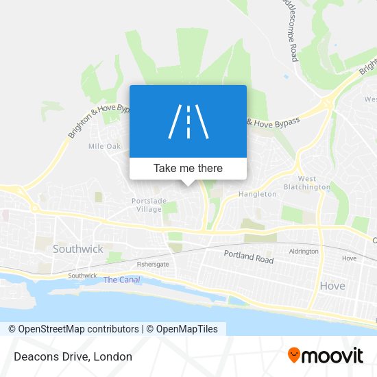 Deacons Drive map