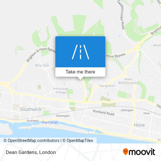 Dean Gardens map