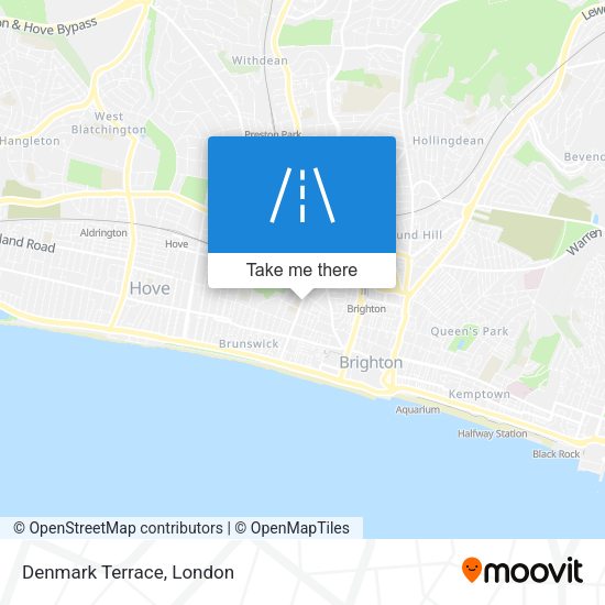 Denmark Terrace map