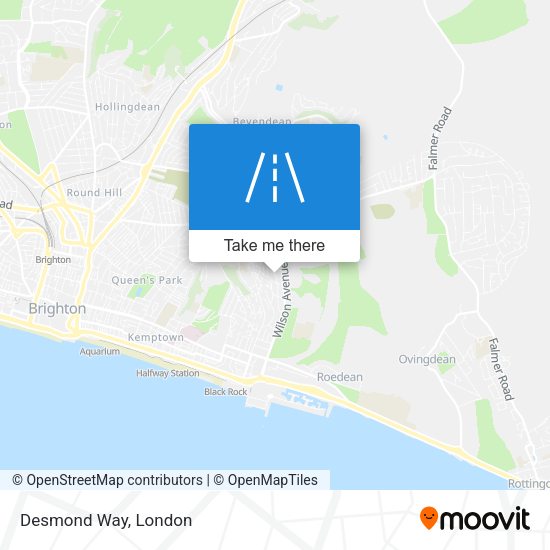 Desmond Way map