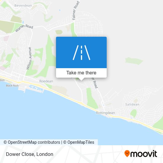 Dower Close map