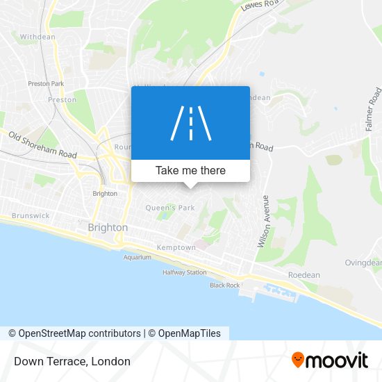 Down Terrace map