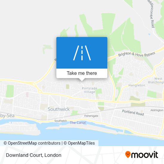 Downland Court map