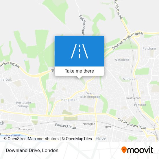 Downland Drive map