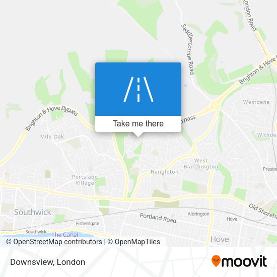 Downsview map