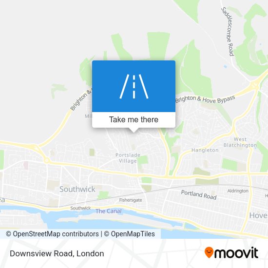 Downsview Road map