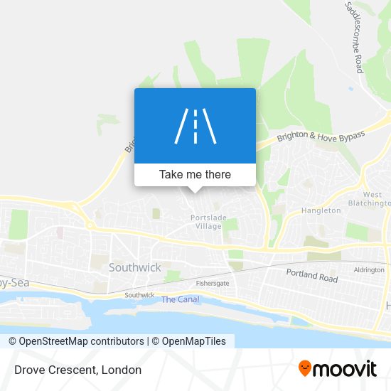 Drove Crescent map