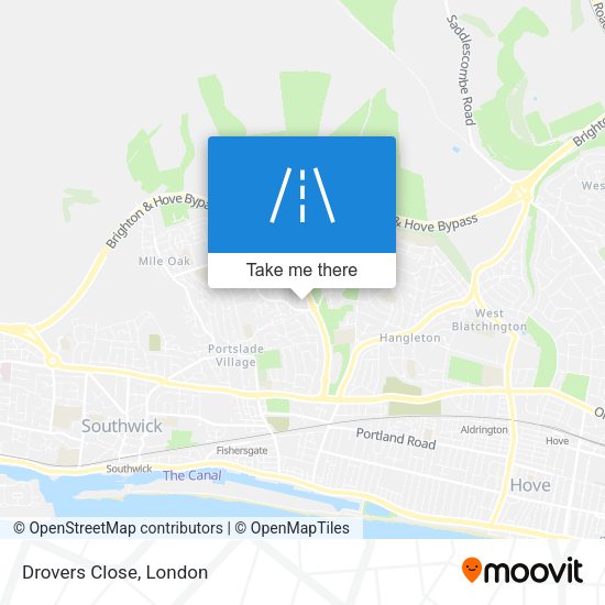 Drovers Close map