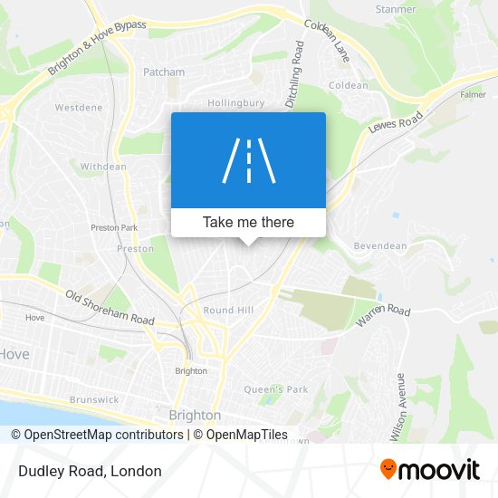 Dudley Road map