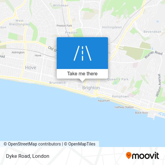 Dyke Road map