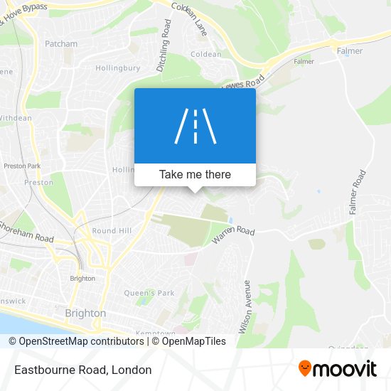 Eastbourne Road map