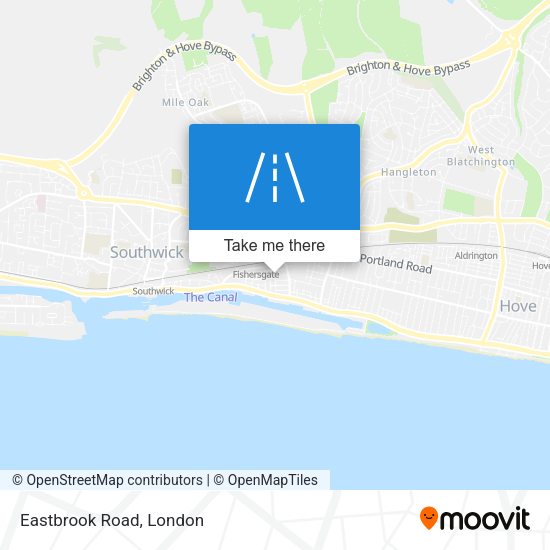Eastbrook Road map