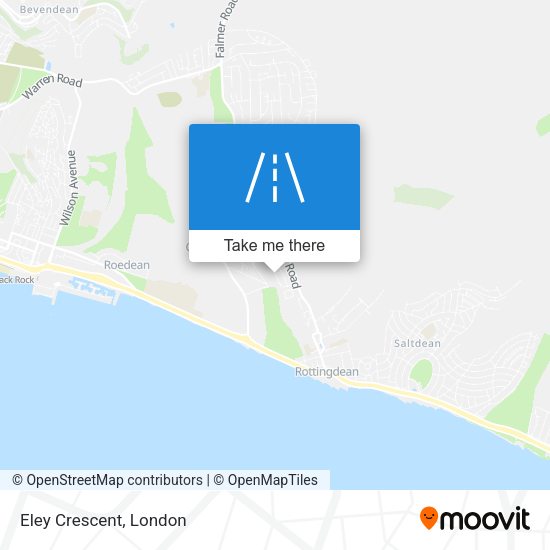 Eley Crescent map